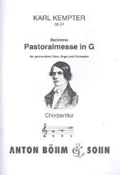 Pastoralmesse G-Dur op.24 - Chorpartitur - Karl Kempter