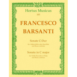 Sonate C-Dur : - Francesco Barsanti
