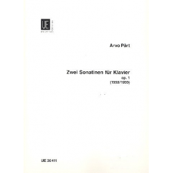 2 Sonatinen op.1 : für Klavier - Arvo Pärt