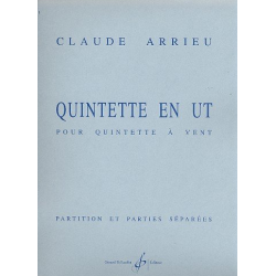 Quintette ut majeur : pour flûte, - Claude Arrieu