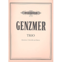 TRIO (1988) : FUER KLARINETTE, - Harald Genzmer