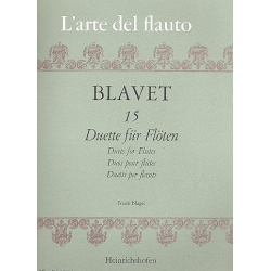 15 Duette : für 2 Flöten - Michel Blavet