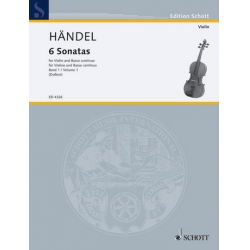 6 Sonaten Band 1 : - Georg Friedrich Händel (George Frederic Handel)