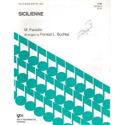 Sicilienne for flute and piano - Maria Theresia von Paradis / Arr. Forrest L. Buchtel
