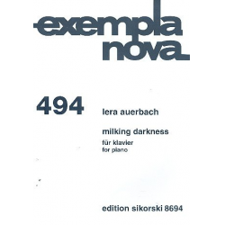Milking Darkness : für Klavier - Lera Auerbach