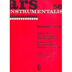 Sinfonia D-Dur für Trompete, -Giuseppe Torelli