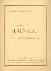 Serenade op.47 für Violine, Violoncello und Harfe -Paul Frommer