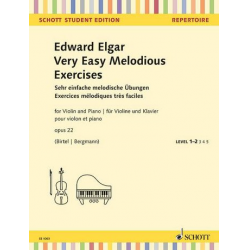Very easy melodious Exercises op.22 : -Edward Elgar