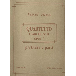 Streichquartett Nr.2 op.7 mit - Pavel Haas