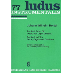 Partita F-Dur Nr.2 : - Johann Wilhelm Hertel