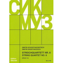 Streichquartett Nr.8 op.110 - Dmitri Shostakovitch / Schostakowitsch