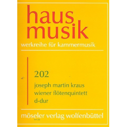 Wiener Flötenquintett D-Dur : - Joseph Martin Kraus