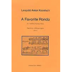 A favorite Rondo : for piano (harp) - Leopold Anton Kozeluch
