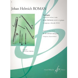 Sonate : pour clarinette et piano - Johan Helmich Roman
