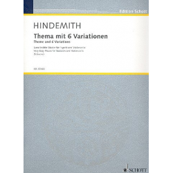 Thema mit 6 Variationen : für Fagott - Paul Hindemith