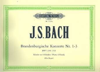 Brandenburgische Konzerte Nr.1-3 : - Johann Sebastian Bach