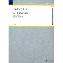 Petit quatuor für 4 Saxophone : -Jean Francaix