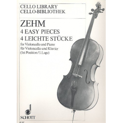 4 leichte Stücke : für Violoncello - Friedrich Zehm