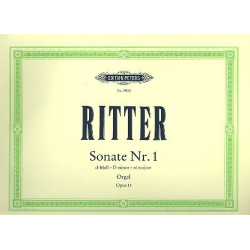 Sonate d-Moll Nr.1 : für Orgel - August Gottfried Ritter