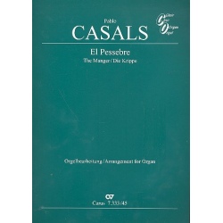 El pessebre : für Orgel - Pablo (Pau) Casals