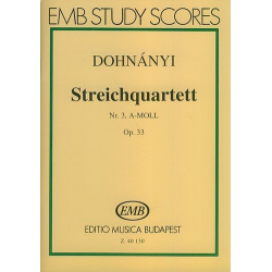 Streichquartett a-moll Nr.3 op.33 - Ernst von Dohnányi