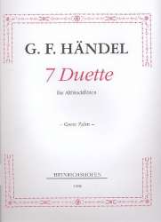 7 Duette : für 2 Altblockflöten - Georg Friedrich Händel (George Frederic Handel)