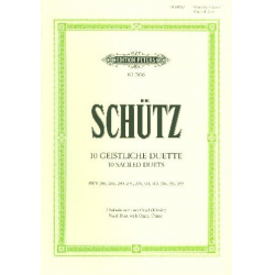10 geistliche Duette : -Heinrich Schütz