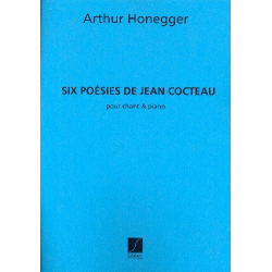 6 Poesies De Jean Cocteau : - Arthur Honegger
