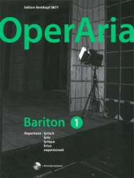 OperAria Bariton Band 1 - Repertoire lyrisch (+ mp3-CD +pdf) : - Peter Anton (Hrsg.) Ling