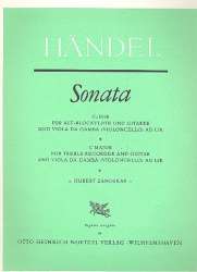 Sonate C-Dur : für Altflöte und Gitarre - Georg Friedrich Händel (George Frederic Handel)
