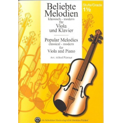 Beliebte Melodien Band 2 - Soloausgabe Viola und Klavier - Diverse / Arr. Alfred Pfortner