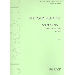Sonatine Nr.1 op.35c (Violoncello und Klavier) -Bertold Hummel