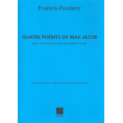 4 Poèmes de Max Jacob : - Francis Poulenc