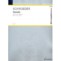Sonate : für Klarinette und Klavier - Hermann Schroeder