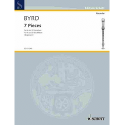 7 PIECES : FOR 4 AND 5 RECORDERS - William Byrd