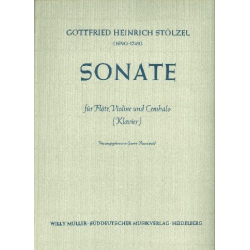 Sonate : für Flöte, Violine und - Gottfried Heinrich Stölzel