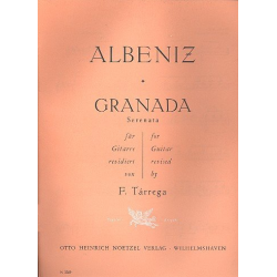 Granada : für Gitrarre - Isaac Albéniz