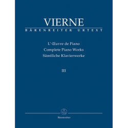 Sämtliche Klavierwerke Band 3 - Louis Victor Jules Vierne