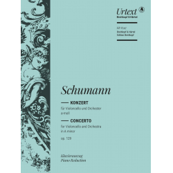 Konzert a-Moll op.129 für Violoncello - Robert Schumann / Arr. Joachim Draheim