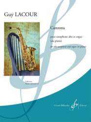 Canzona : pour saxophone alto et orgue - Guy Lacour