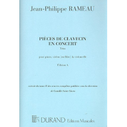 Pieces de clavecin en concert  edition A : - Jean-Philippe Rameau