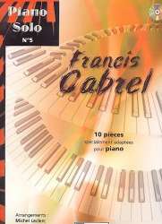 10 Pièces (+CD) : pour piano - Francis Cabrel