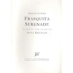 Frasquita-Serenade : für Violine - Fritz Kreisler
