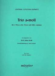 Trio a-Moll : für 2 Flöten und Klavier - Johann Joachim Quantz