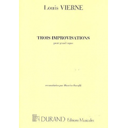 3 improvisations : pour orgue - Louis Victor Jules Vierne