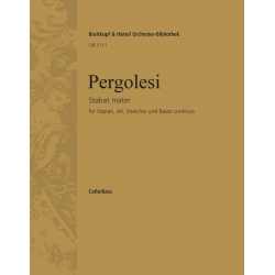 Stabat mater : für Sopran, Alt, - Giovanni Battista Pergolesi