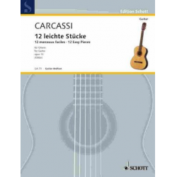 12 leichte Stücke op.10 : für - Matteo Carcassi