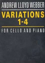 Variations 1-4 : for cello and piano - Andrew Lloyd Webber