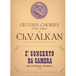 Concerto da camera en ut dièse mineur op.1 : -Charles Henri Valentin Alkan
