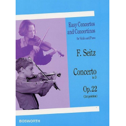 Concerto d-Major op.22 : for violin - Friedrich Seitz